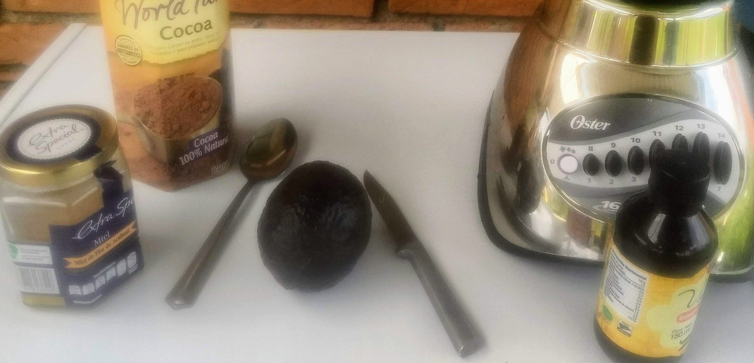 Chocolate avocado mousse