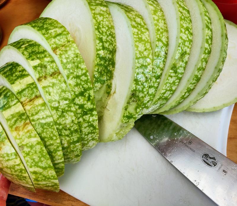 Grilled squash